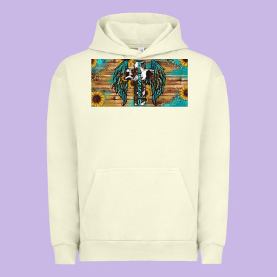 Urban Hoodie western blessed cros sunflowers licence plate