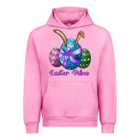 Fuchsia Pink easter bunny ear eggs easter vibes Urban Hoodie - RanaPortraitStore