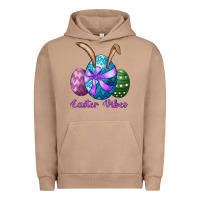 Pigment Burro easter bunny ear eggs easter vibes Urban Hoodie - RanaPortraitStore
