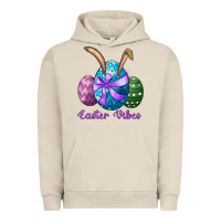 Pigment French Oak easter bunny ear eggs easter vibes Urban Hoodie - RanaPortraitStore