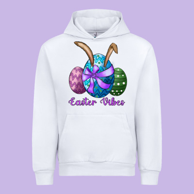 Urban Hoodie easter bunny ear eggs easter vibes