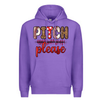 Purple pitch please Premium Hoodie - Zillion Design Studio