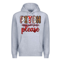 Heather Grey pitch please Premium Hoodie - Zillion Design Studio