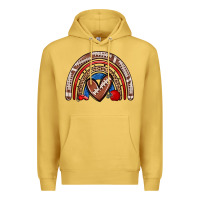 Antique Gold football rainbow Premium Hoodie - Zillion Design Studio