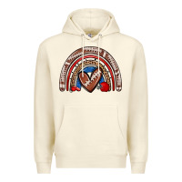 Sandshell football rainbow Premium Hoodie - Zillion Design Studio