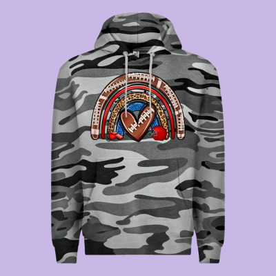 Football Rainbow Premium Hoodie Designed By Zillion Design Studio