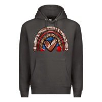 Smoke football rainbow Premium Hoodie - Zillion Design Studio