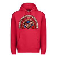 Cardinal football rainbow Premium Hoodie - Zillion Design Studio