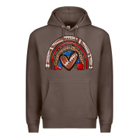 Coffee football rainbow Premium Hoodie - Zillion Design Studio