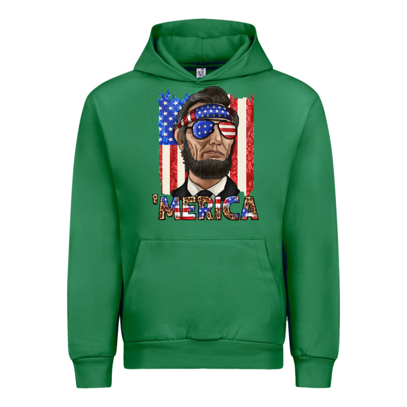 Merica With Lincoln Urban Hoodie by texasbilliewilder | Teevron