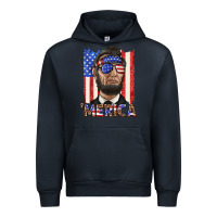 Navy merica with lincoln Urban Hoodie - texasbilliewilder