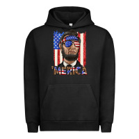Pigment Black merica with lincoln Urban Hoodie - texasbilliewilder