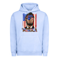 Pigment Grape Ice merica with lincoln Urban Hoodie - texasbilliewilder