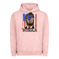 Pigment Salmon merica with lincoln Urban Hoodie - texasbilliewilder