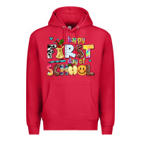 Cardinal happy first day of school Premium Hoodie - AdoDesignShop