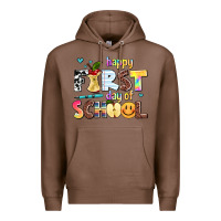 Chestnut happy first day of school Premium Hoodie - AdoDesignShop