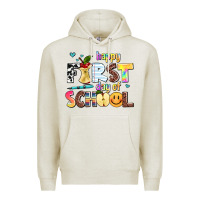 Oatmeal Heather happy first day of school Premium Hoodie - AdoDesignShop