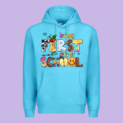 Happy First Day Of School Premium Hoodie Designed By Adodesignshop