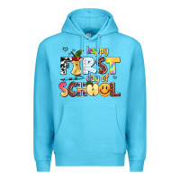 Ocean Blue happy first day of school Premium Hoodie - AdoDesignShop