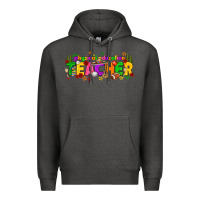 Charcoal Heather physical education teacher cinco de mayo Premium Hoodie - texasbilliewilder
