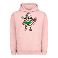 Pigment Salmon little debbie christmas tree cakes Urban Hoodie - Zillion Design Studio