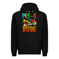 Black pre k dude Premium Hoodie - texasbilliewilder