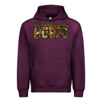 Mauve Wine my daddy is my hero army western Urban Hoodie - texasbilliewilder