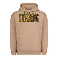 Pigment Burro my daddy is my hero army western Urban Hoodie - texasbilliewilder