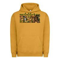 Pigment Peanut Butter my daddy is my hero army western Urban Hoodie - texasbilliewilder