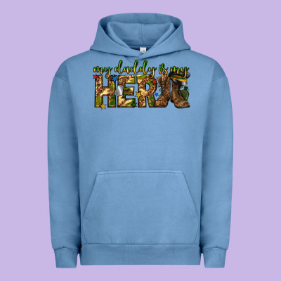 Urban Hoodie my daddy is my hero army western