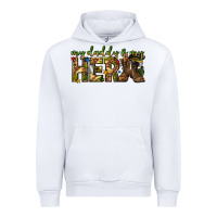 White my daddy is my hero army western Urban Hoodie - texasbilliewilder