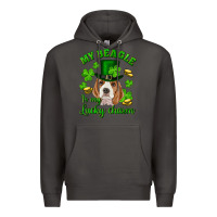 Smoke st.patrick's day my beagle is my lucky charm Premium Hoodie - RanaPortraitStore
