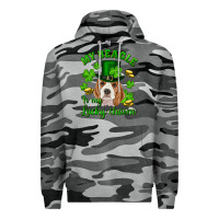 Slate Camo st.patrick's day my beagle is my lucky charm Premium Hoodie - RanaPortraitStore