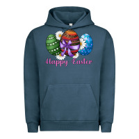 Pigment Midnight Navy easter western eggs happy easter Urban Hoodie - RanaPortraitStore