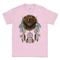 Bubblegum Pink bear  native dreamcatcher Classic Tee - BarkalooDesign