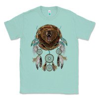 Seafoam bear  native dreamcatcher Classic Tee - BarkalooDesign