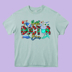 Best Doctor Ever Heavy Core Tee Designed By Cowhidedigitalart