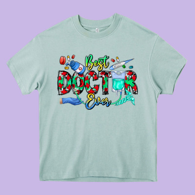 Best Doctor Ever Heavy Core Tee Designed By Cowhidedigitalart