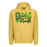 Antique Gold st. patrick's day one lucky mama Premium Hoodie - RanaPortraitStore