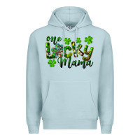 Blue Mist st. patrick's day one lucky mama Premium Hoodie - RanaPortraitStore