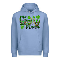 Colony Blue st. patrick's day one lucky mama Premium Hoodie - RanaPortraitStore