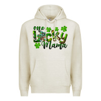 Oatmeal Heather st. patrick's day one lucky mama Premium Hoodie - RanaPortraitStore