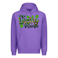Purple st. patrick's day one lucky mama Premium Hoodie - RanaPortraitStore