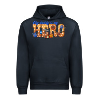 Navy my daddy is my hero dispatcher Urban Hoodie - texasbilliewilder