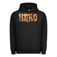 Pigment Black my daddy is my hero dispatcher Urban Hoodie - texasbilliewilder