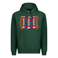 Sports Green football brushstroke Premium Hoodie - Zillion Design Studio