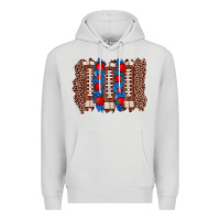 Dove Grey football brushstroke Premium Hoodie - Zillion Design Studio