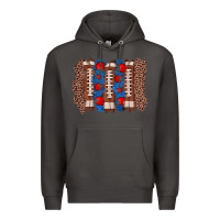 Smoke football brushstroke Premium Hoodie - Zillion Design Studio