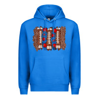 True Royal football brushstroke Premium Hoodie - Zillion Design Studio