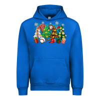 Cobalt christmas trees with baseball Urban Hoodie - Zillion Design Studio
